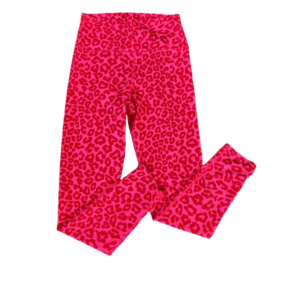 Beach Riot Revolve Ayla leggings risk red leopard